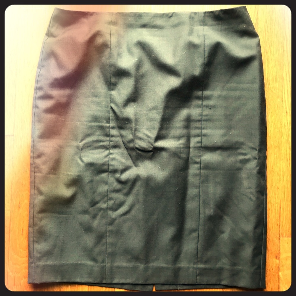 Khaki Pencil Skirt